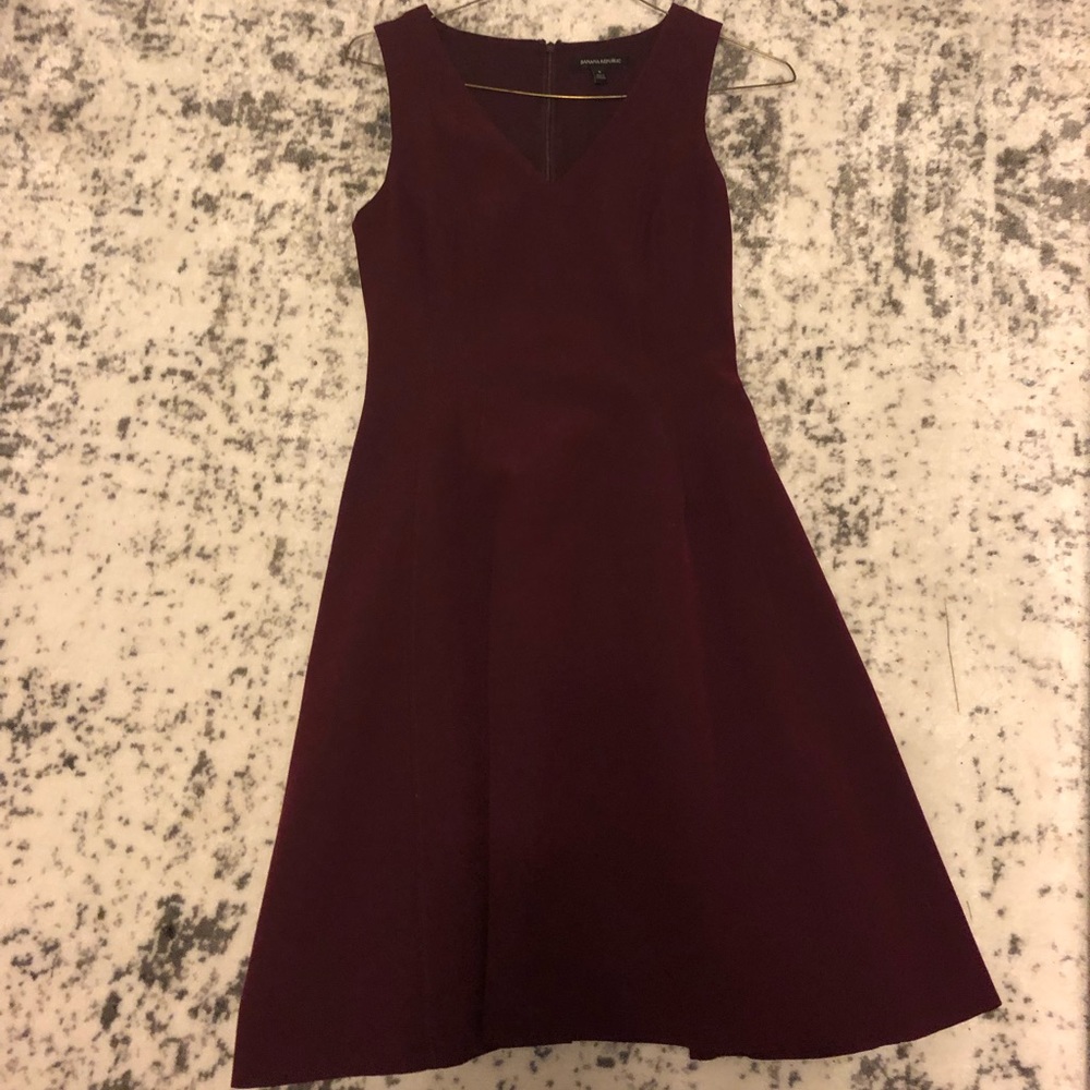 Banana Republic Deep Purple Midi Dress - Picture 9 of 9